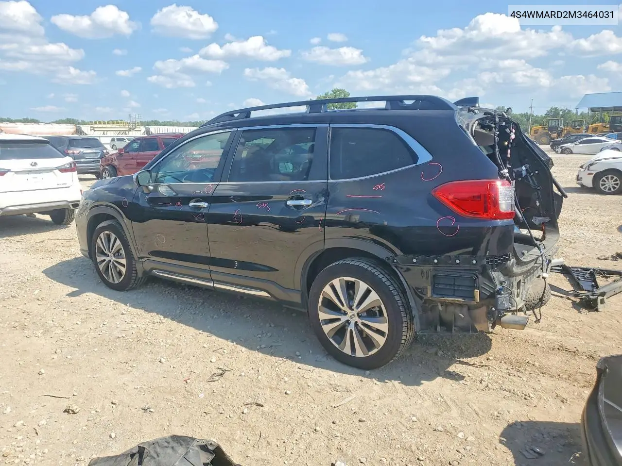 2021 Subaru Ascent Touring VIN: 4S4WMARD2M3464031 Lot: 59331206