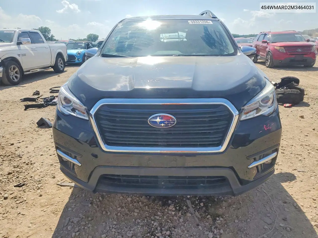 2021 Subaru Ascent Touring VIN: 4S4WMARD2M3464031 Lot: 59331206