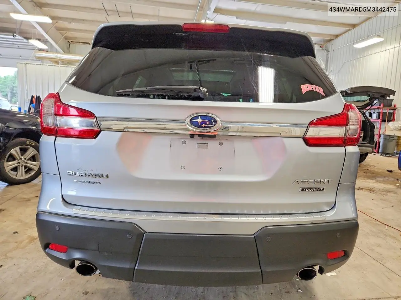 2021 Subaru Ascent Touring VIN: 4S4WMARD5M3442475 Lot: 60007906