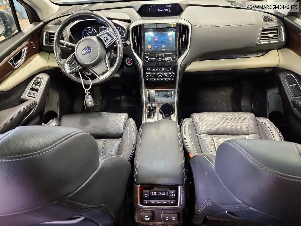 2021 Subaru Ascent Touring VIN: 4S4WMARD5M3442475 Lot: 60007906