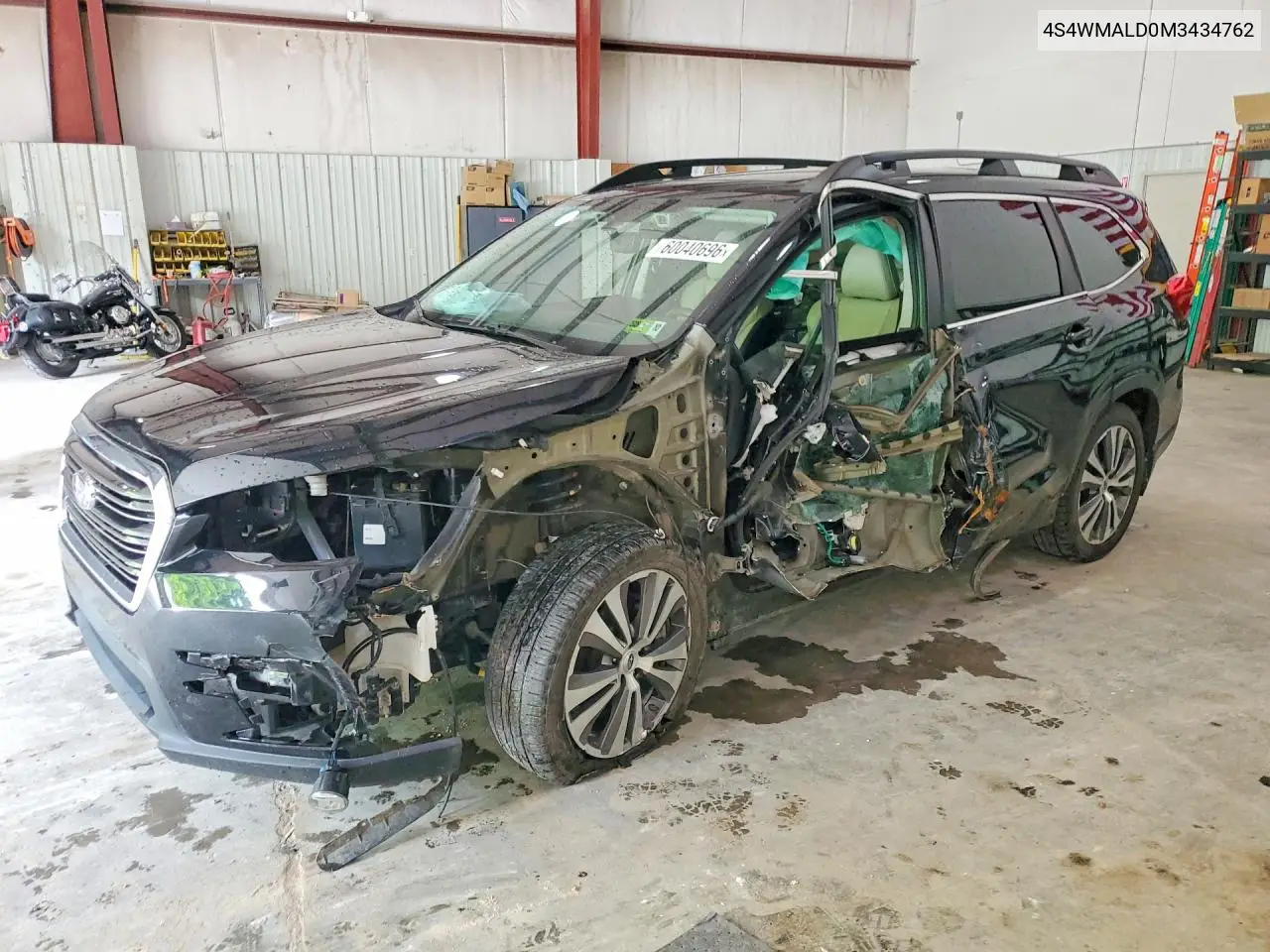 2021 Subaru Ascent Limited VIN: 4S4WMALD0M3434762 Lot: 60040696