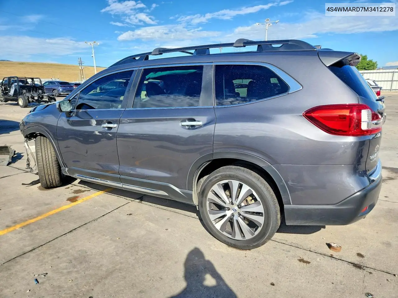 2021 Subaru Ascent Touring VIN: 4S4WMARD7M3412278 Lot: 60050876