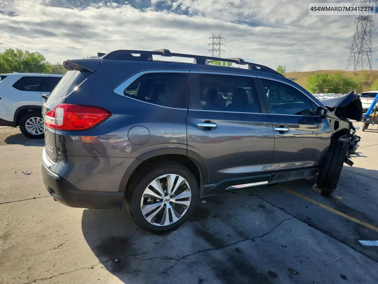 2021 Subaru Ascent Touring VIN: 4S4WMARD7M3412278 Lot: 60050876