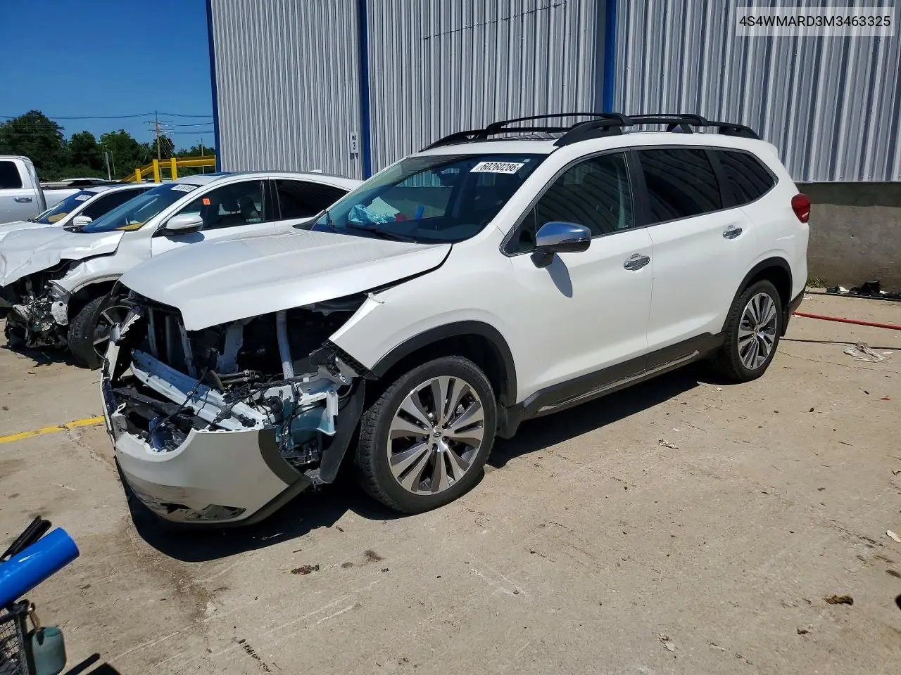 2021 Subaru Ascent Touring VIN: 4S4WMARD3M3463325 Lot: 60260286