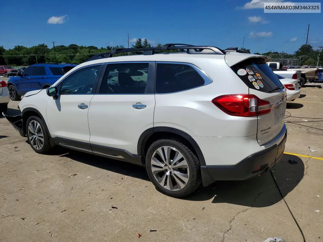 2021 Subaru Ascent Touring VIN: 4S4WMARD3M3463325 Lot: 60260286