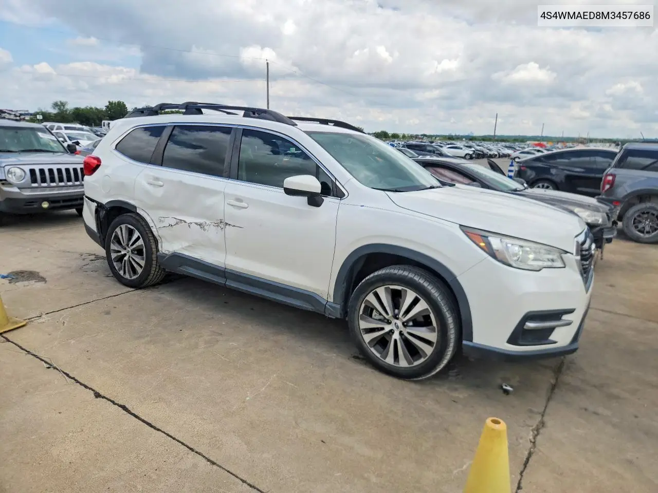 2021 Subaru Ascent Premium VIN: 4S4WMAED8M3457686 Lot: 60269406