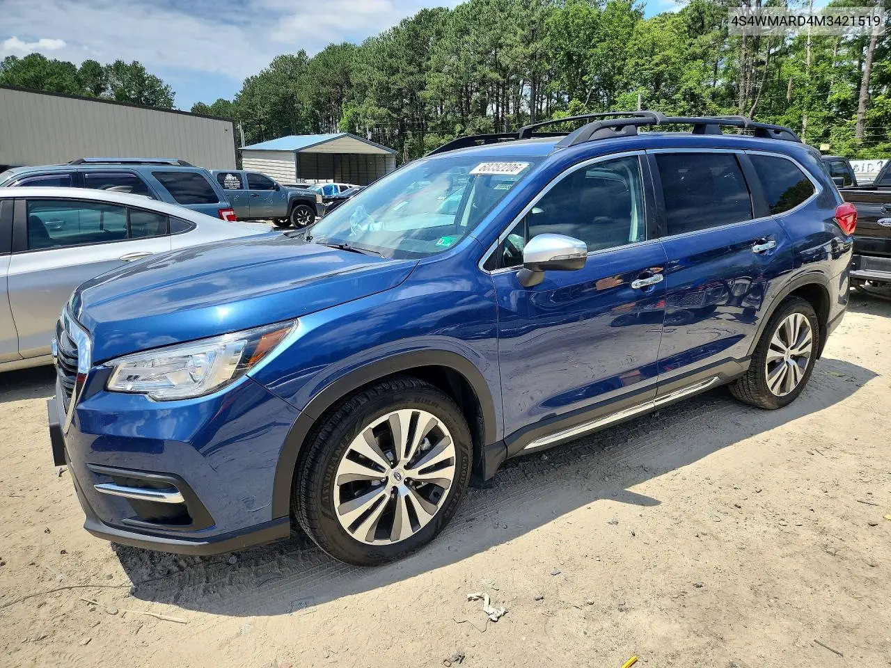 2021 Subaru Ascent Touring VIN: 4S4WMARD4M3421519 Lot: 60352206