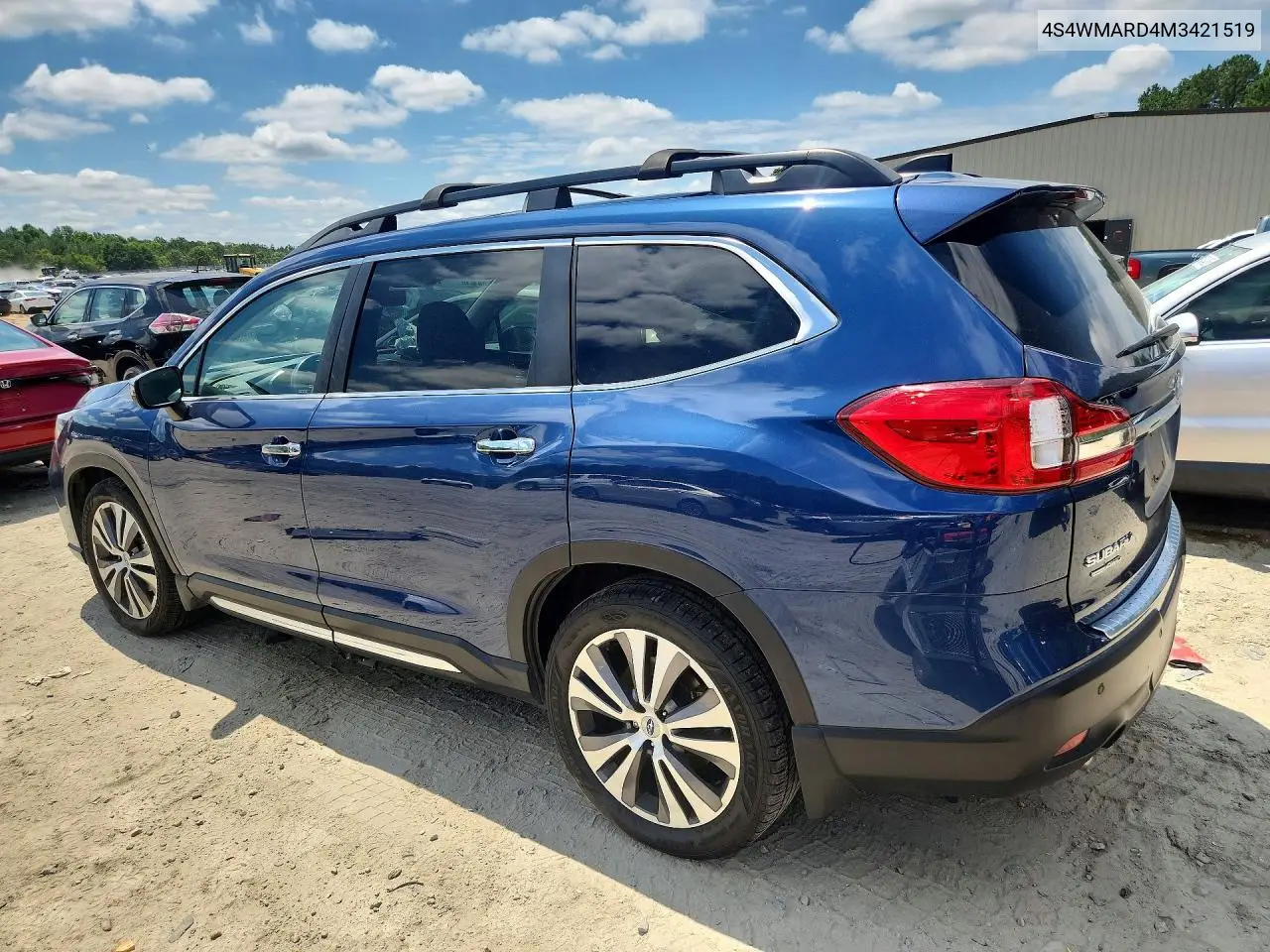 2021 Subaru Ascent Touring VIN: 4S4WMARD4M3421519 Lot: 60352206