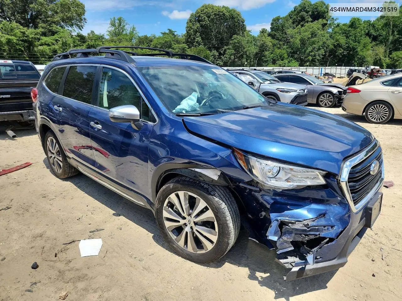 2021 Subaru Ascent Touring VIN: 4S4WMARD4M3421519 Lot: 60352206
