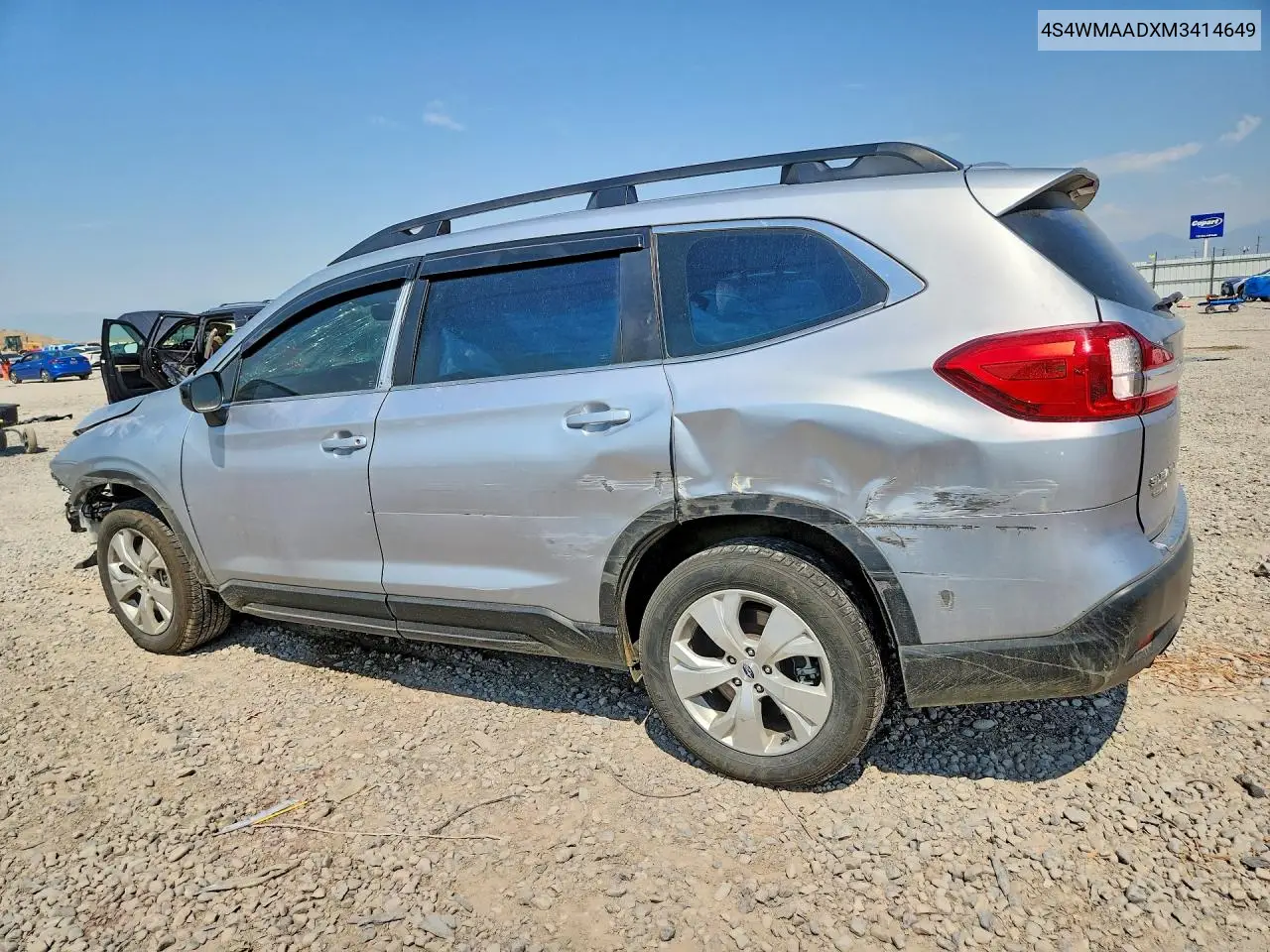 2021 Subaru Ascent VIN: 4S4WMAADXM3414649 Lot: 60586226