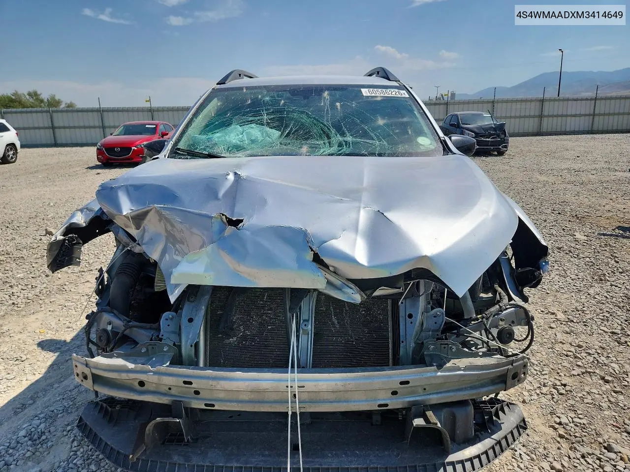 2021 Subaru Ascent VIN: 4S4WMAADXM3414649 Lot: 60586226