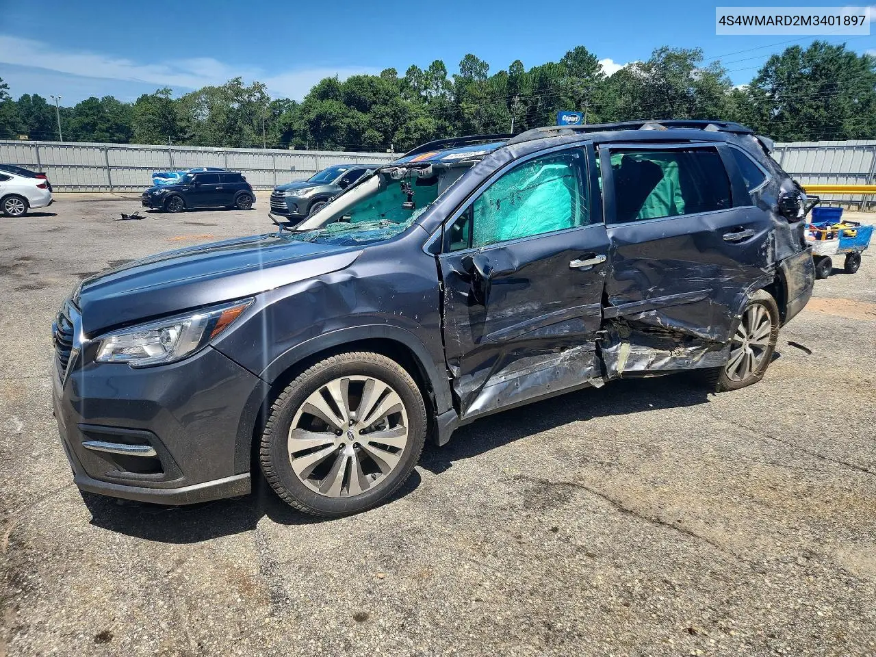 2021 Subaru Ascent Touring VIN: 4S4WMARD2M3401897 Lot: 61159466
