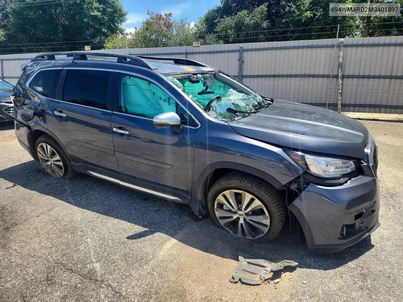 2021 Subaru Ascent Touring VIN: 4S4WMARD2M3401897 Lot: 61159466