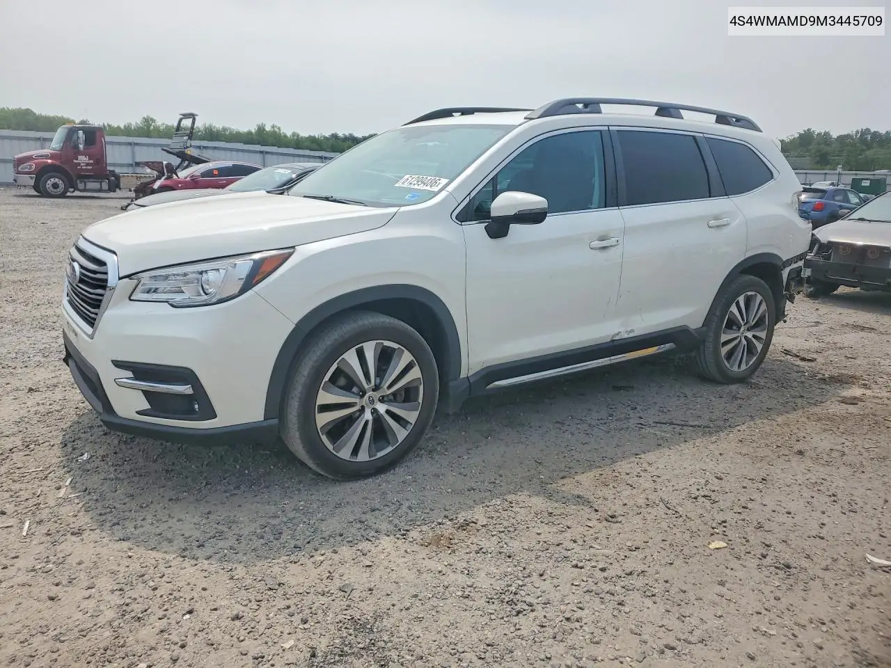 2021 Subaru Ascent Limited VIN: 4S4WMAMD9M3445709 Lot: 61299486