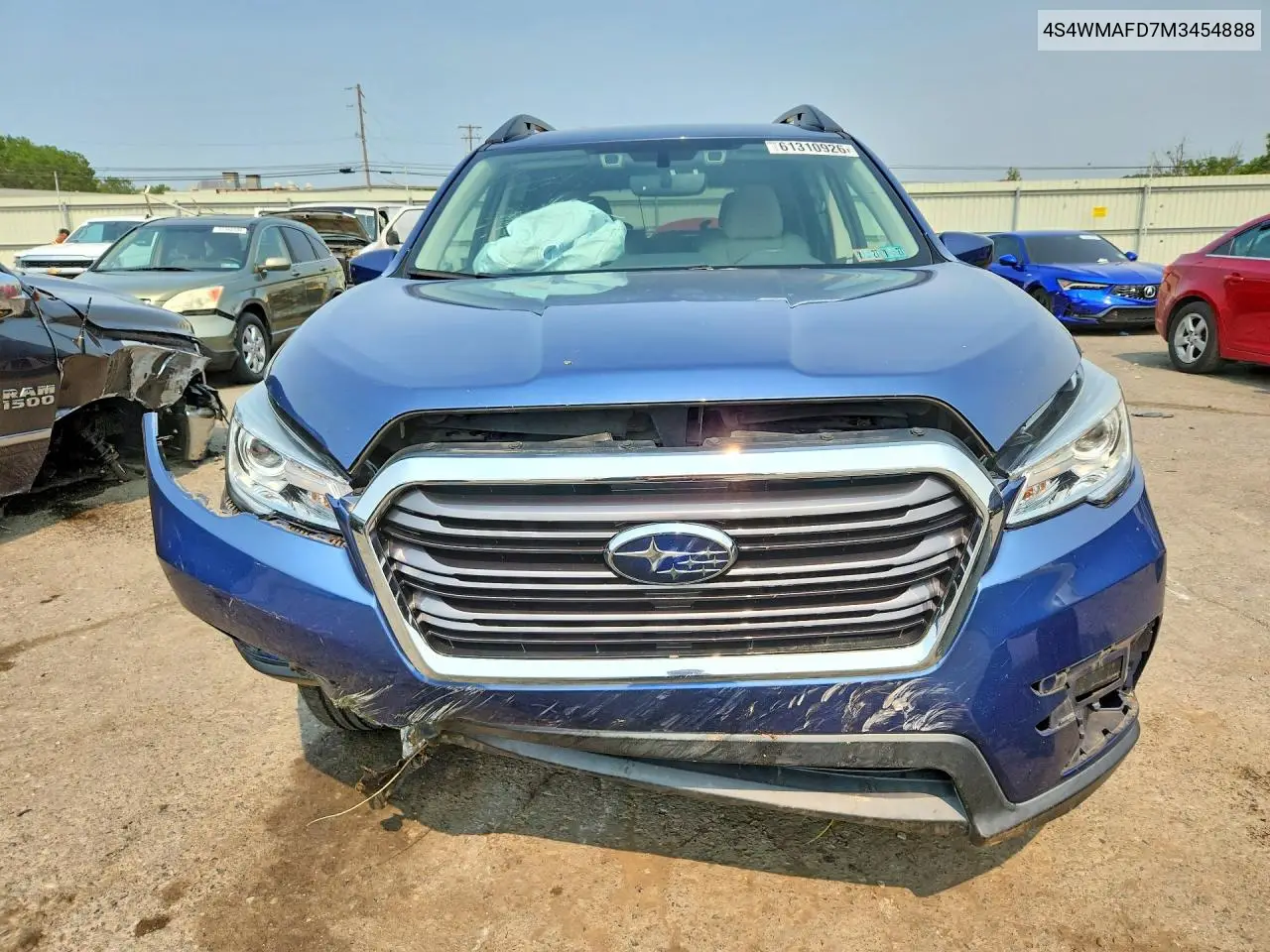 2021 Subaru Ascent Premium VIN: 4S4WMAFD7M3454888 Lot: 61310926