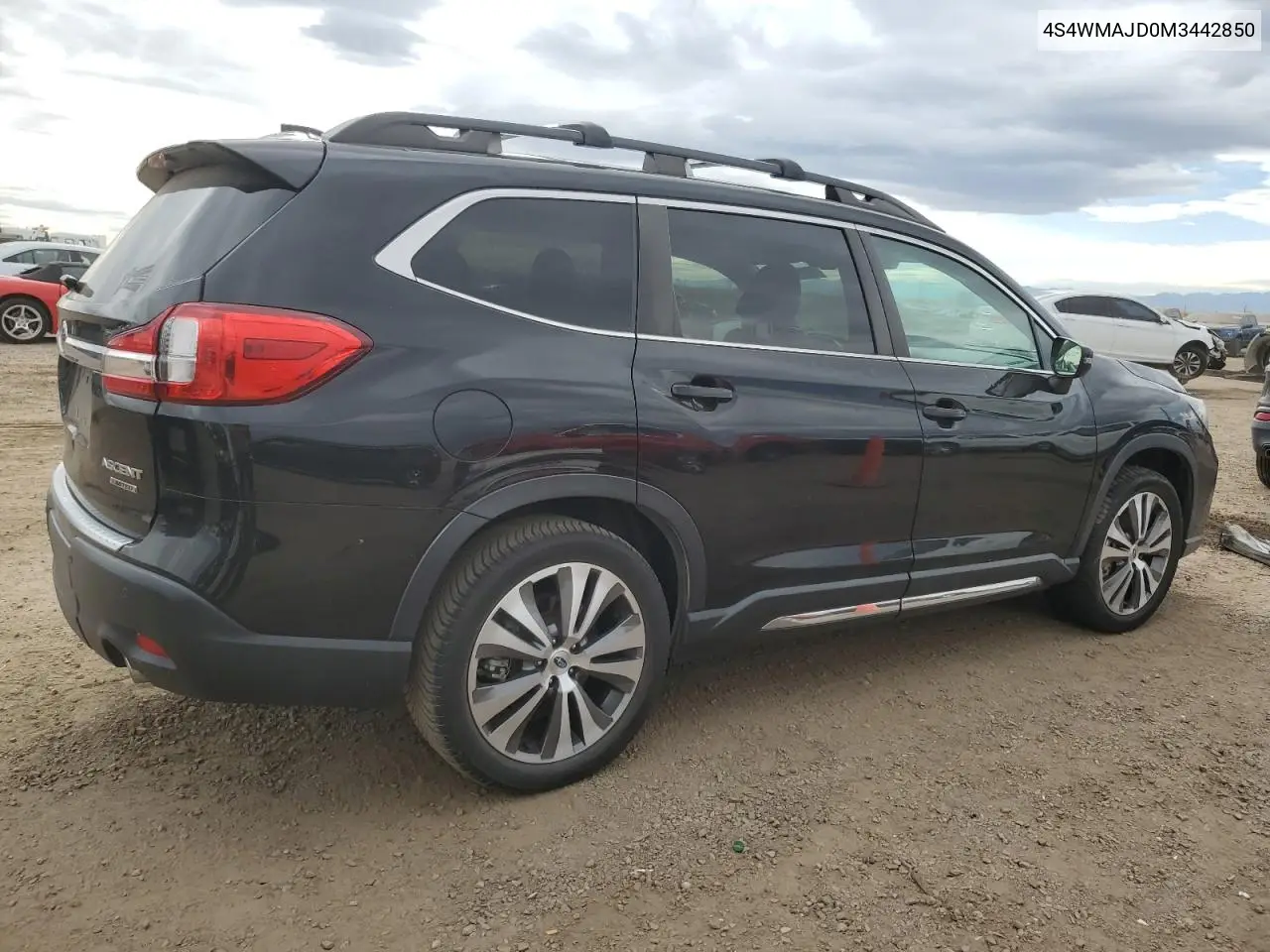 4S4WMAJD0M3442850 2021 Subaru Ascent Limited