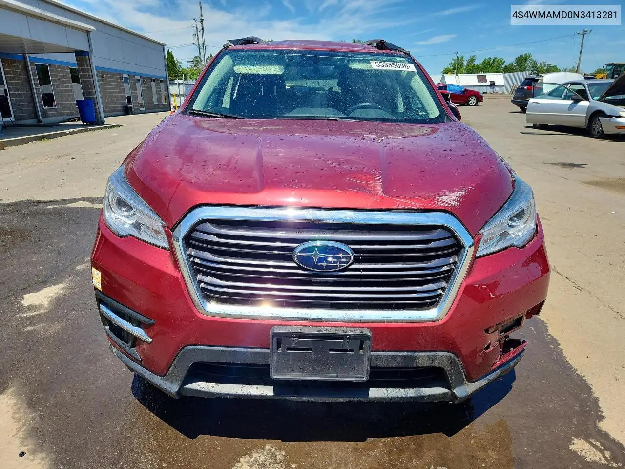 2022 Subaru Ascent Limited VIN: 4S4WMAMD0N3413281 Lot: 55335096