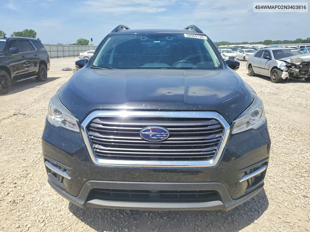 2022 Subaru Ascent Limited VIN: 4S4WMAPD2N3403816 Lot: 58969136