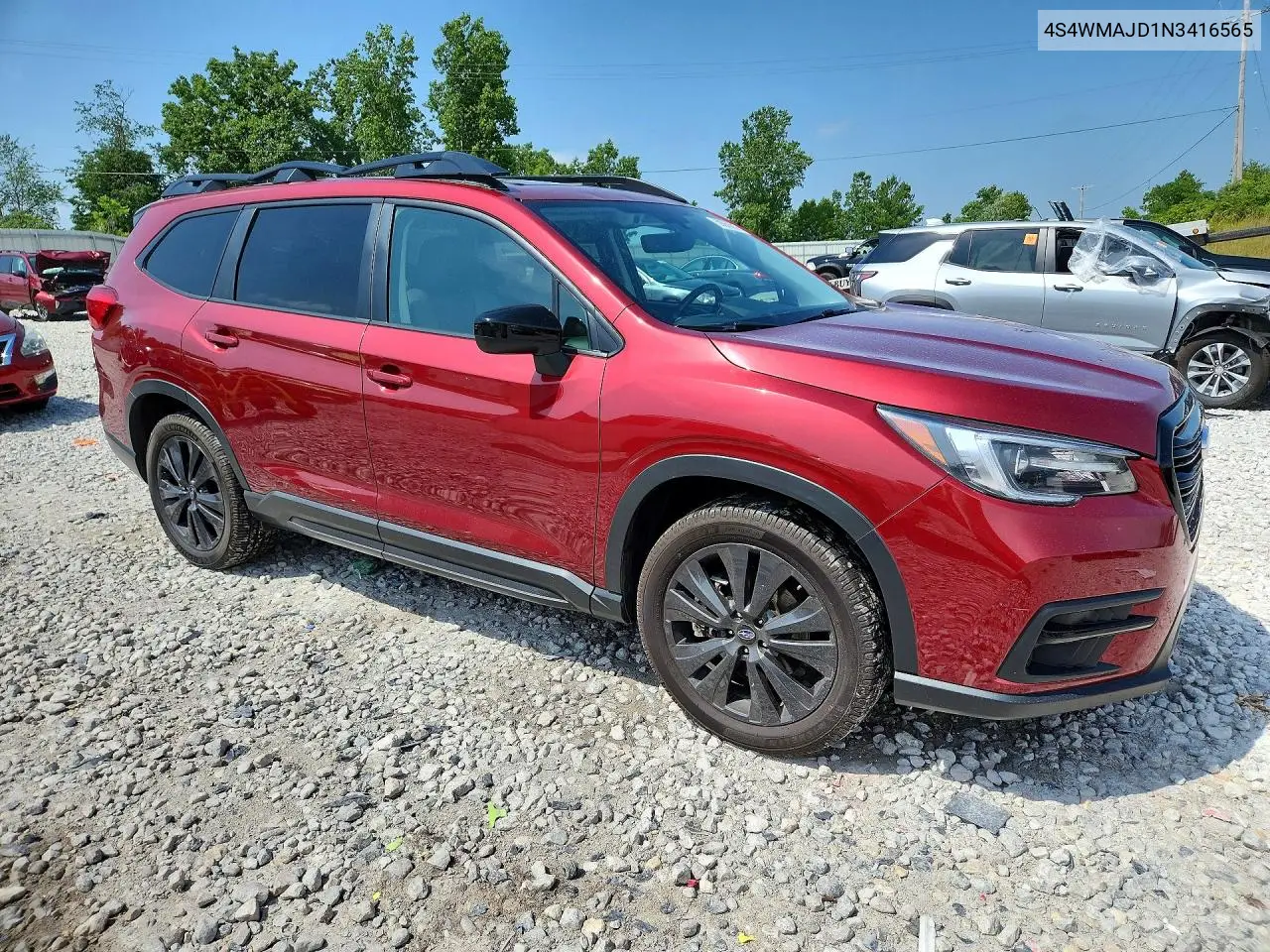 2022 Subaru Ascent Onyx Edition VIN: 4S4WMAJD1N3416565 Lot: 59056816