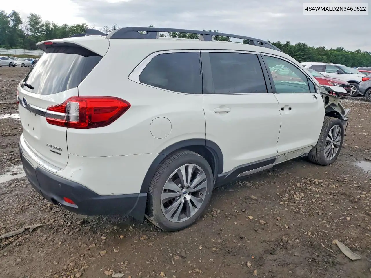 2022 Subaru Ascent Limited VIN: 4S4WMALD2N3460622 Lot: 59774956
