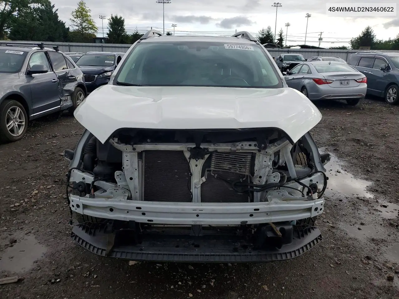 2022 Subaru Ascent Limited VIN: 4S4WMALD2N3460622 Lot: 59774956