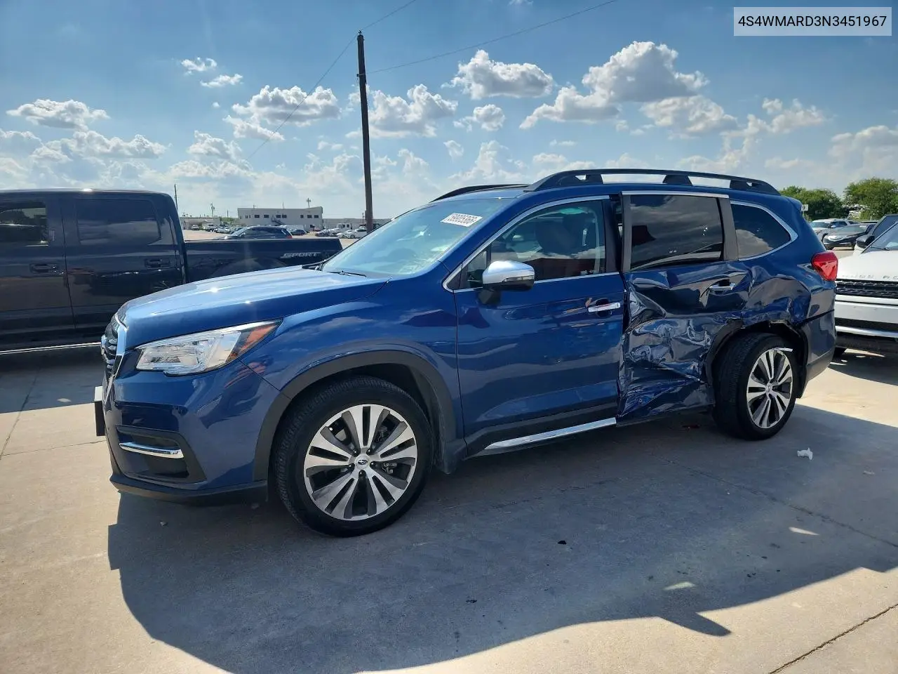 2022 Subaru Ascent Touring VIN: 4S4WMARD3N3451967 Lot: 59905366