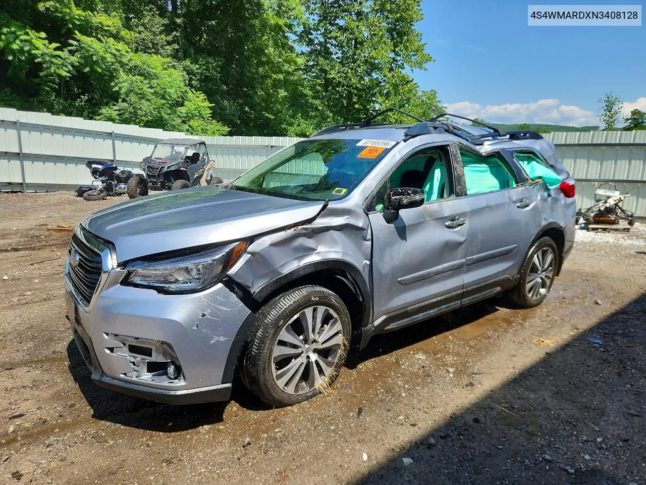 2022 Subaru Ascent Touring VIN: 4S4WMARDXN3408128 Lot: 60169396