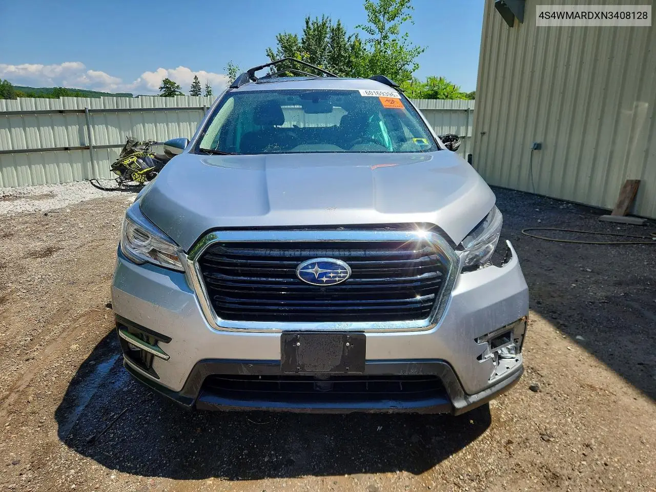 2022 Subaru Ascent Touring VIN: 4S4WMARDXN3408128 Lot: 60169396