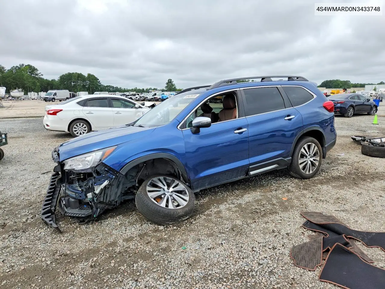 2022 Subaru Ascent Touring VIN: 4S4WMARD0N3433748 Lot: 60428036