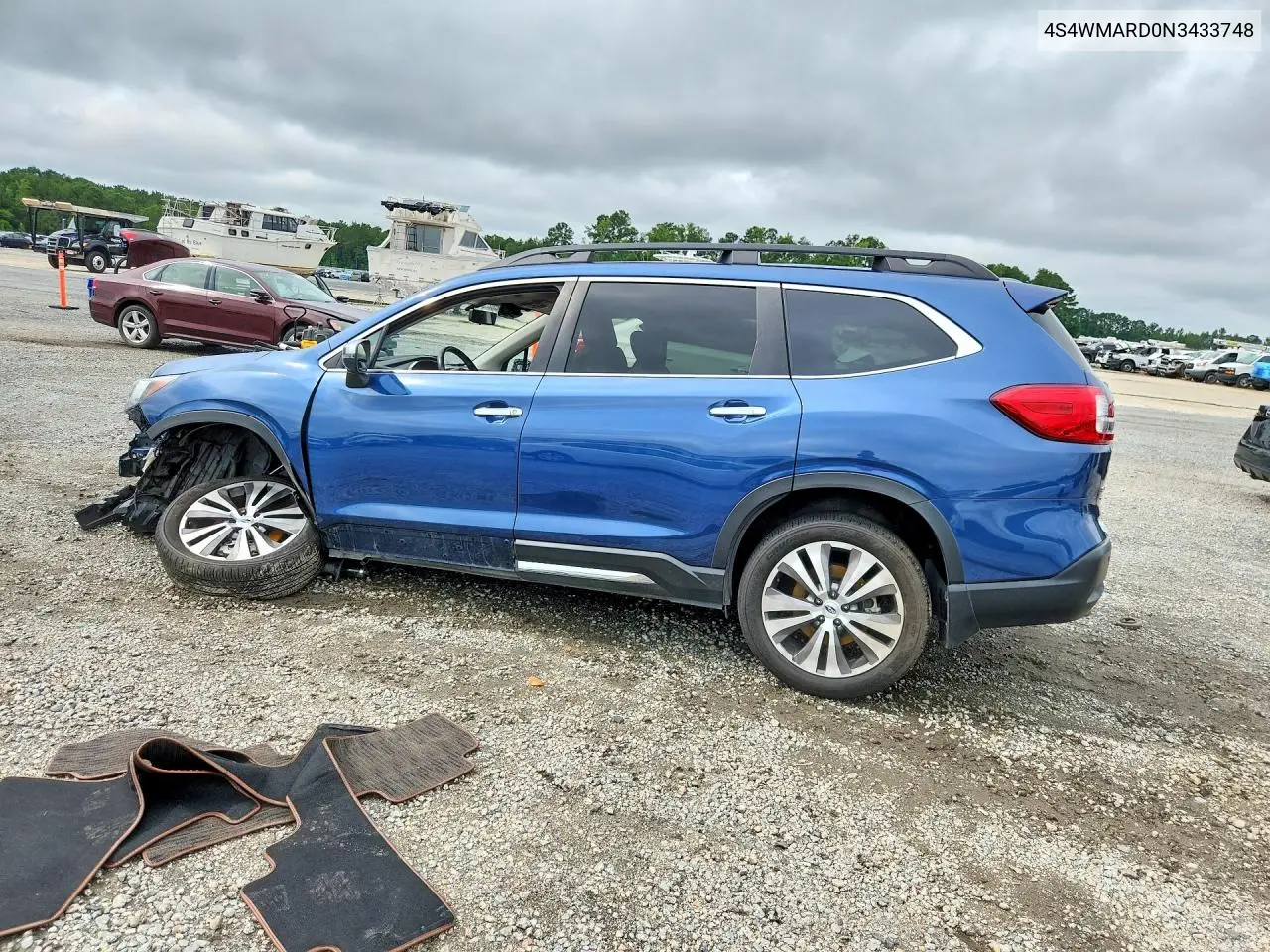 2022 Subaru Ascent Touring VIN: 4S4WMARD0N3433748 Lot: 60428036