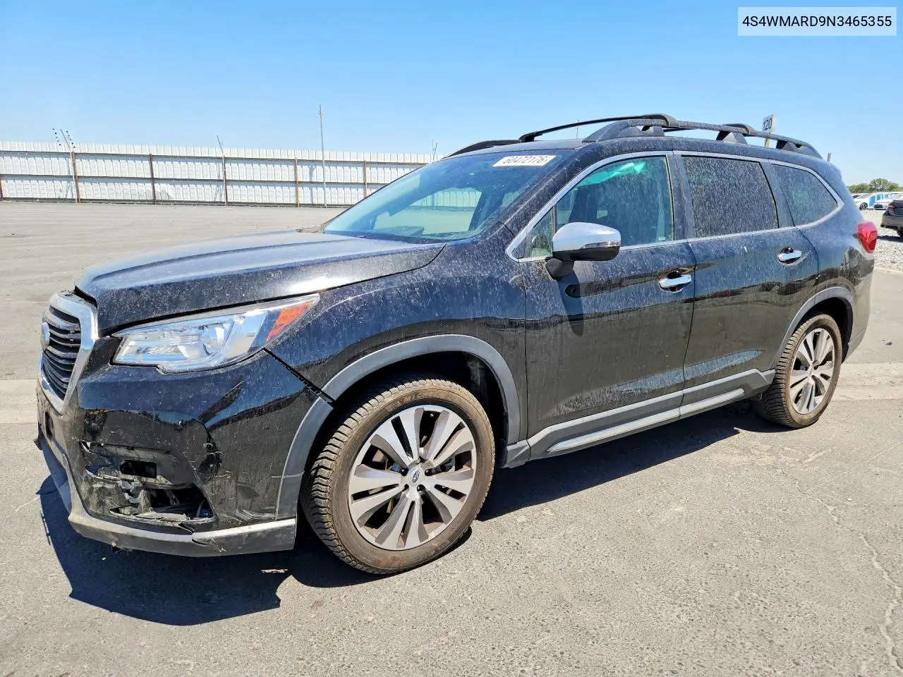 2022 Subaru Ascent Touring VIN: 4S4WMARD9N3465355 Lot: 60472176