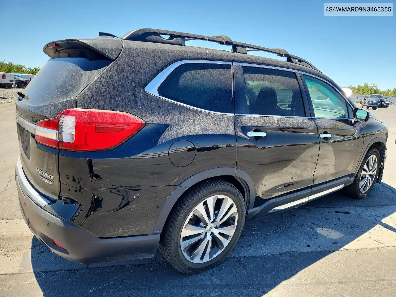 2022 Subaru Ascent Touring VIN: 4S4WMARD9N3465355 Lot: 60472176