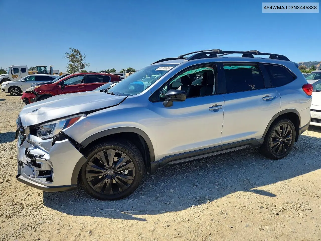 2022 Subaru Ascent Onyx Edition VIN: 4S4WMAJD3N3445338 Lot: 60514146