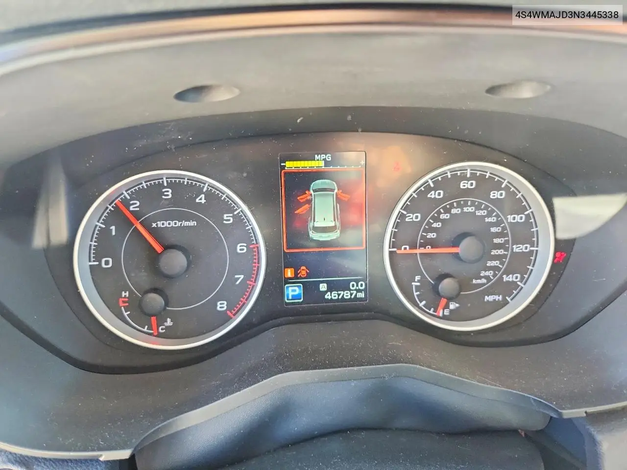 2022 Subaru Ascent Onyx Edition VIN: 4S4WMAJD3N3445338 Lot: 60514146