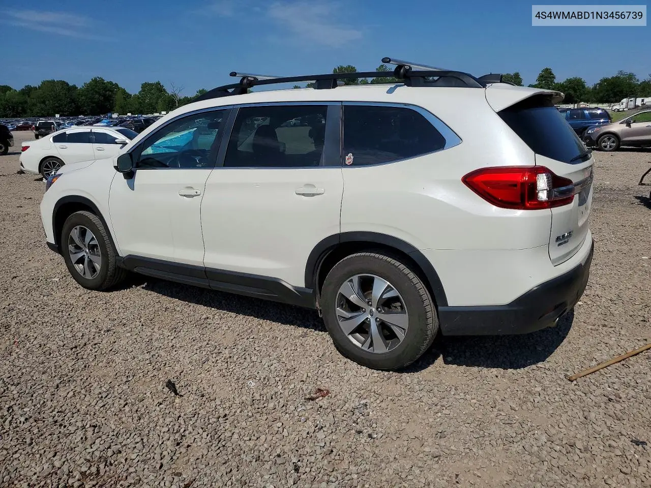 2022 Subaru Ascent Premium VIN: 4S4WMABD1N3456739 Lot: 60567066