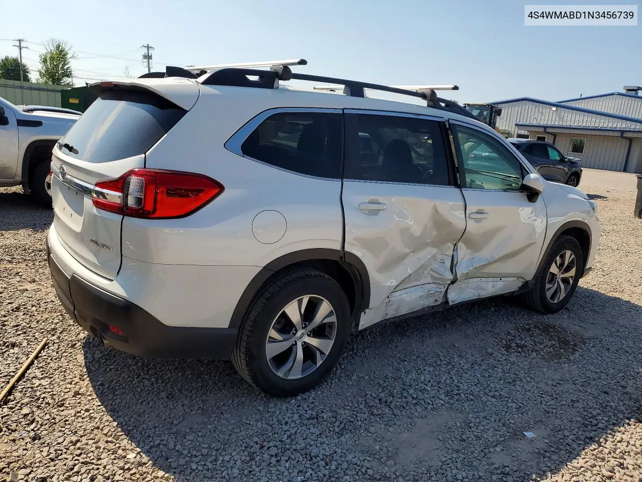 2022 Subaru Ascent Premium VIN: 4S4WMABD1N3456739 Lot: 60567066