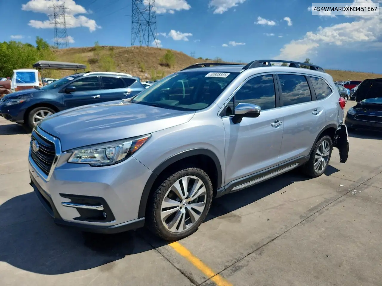 2022 Subaru Ascent Touring VIN: 4S4WMARDXN3451867 Lot: 60808356