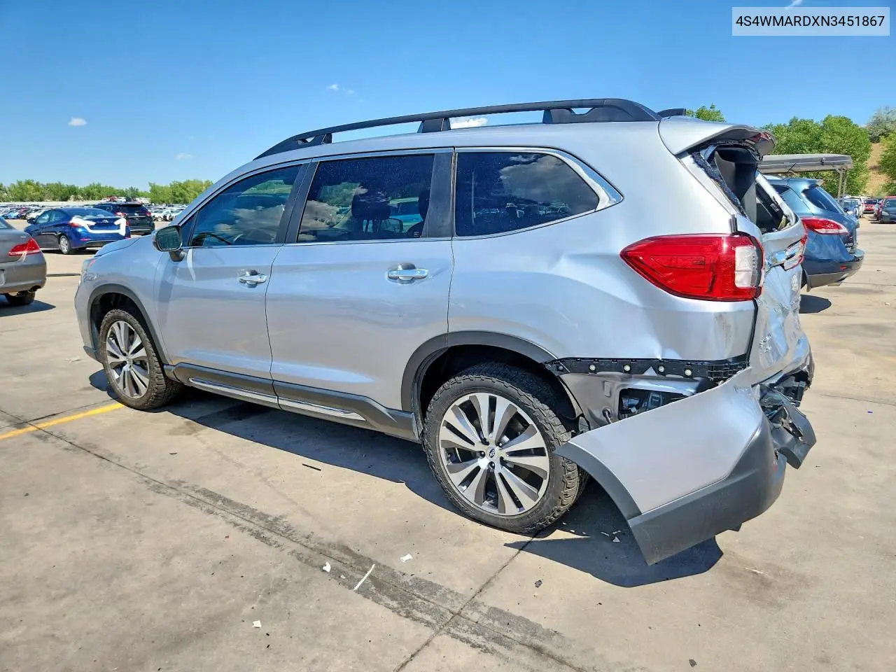 2022 Subaru Ascent Touring VIN: 4S4WMARDXN3451867 Lot: 60808356