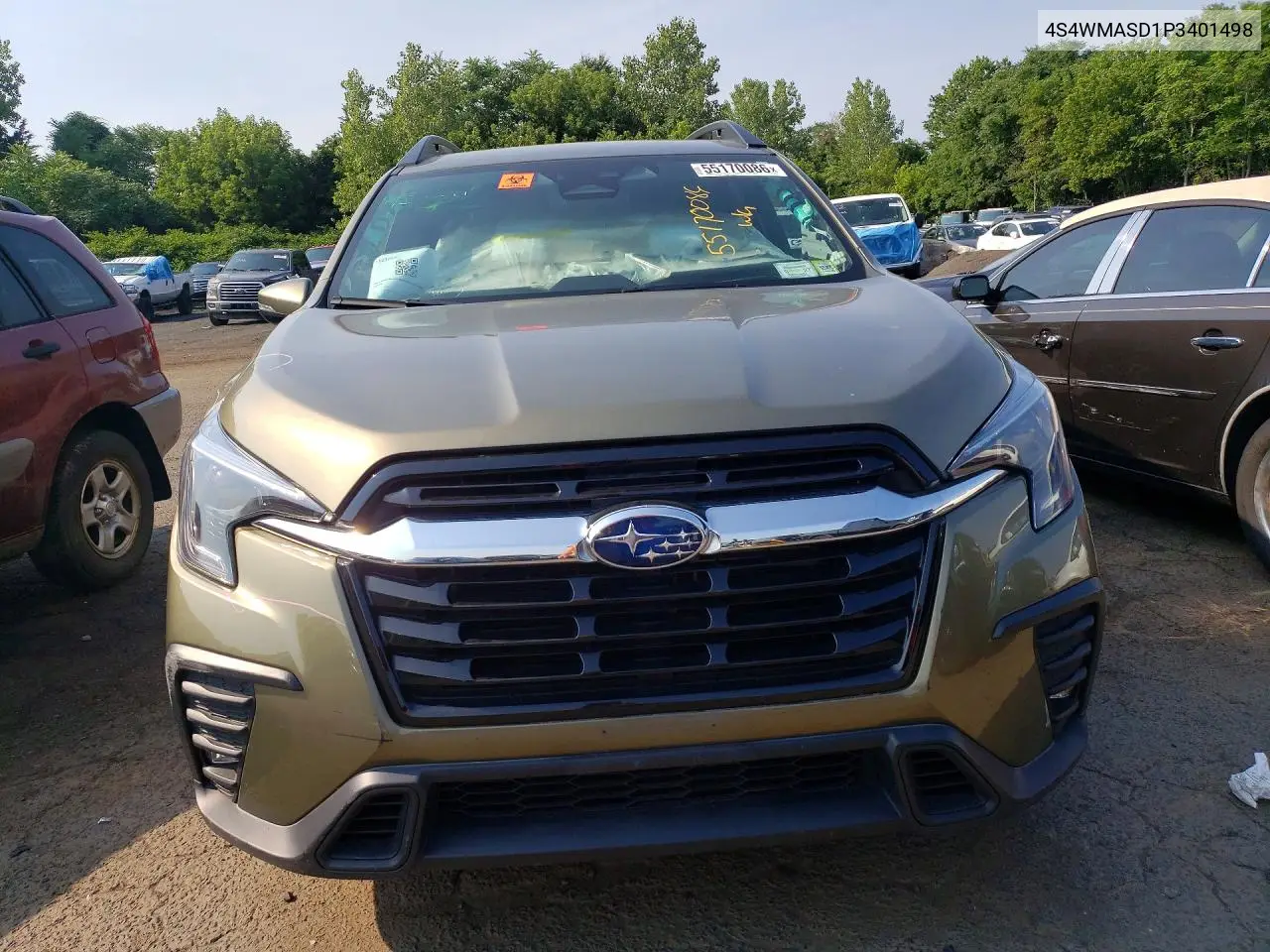 2023 Subaru Ascent Limited VIN: 4S4WMASD1P3401498 Lot: 55170086