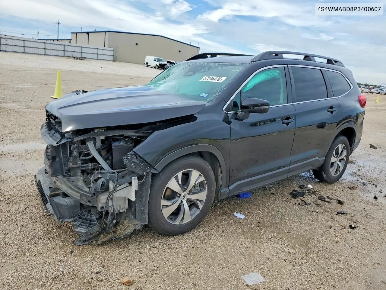 2023 Subaru Ascent Premium VIN: 4S4WMABD8P3400607 Lot: 57246416