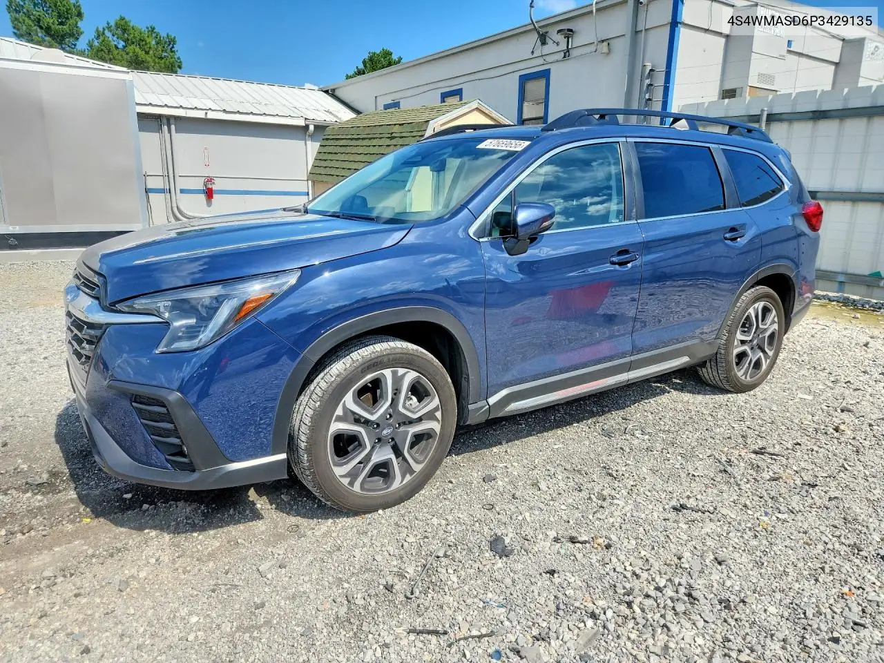 2023 Subaru Ascent Limited VIN: 4S4WMASD6P3429135 Lot: 57669656
