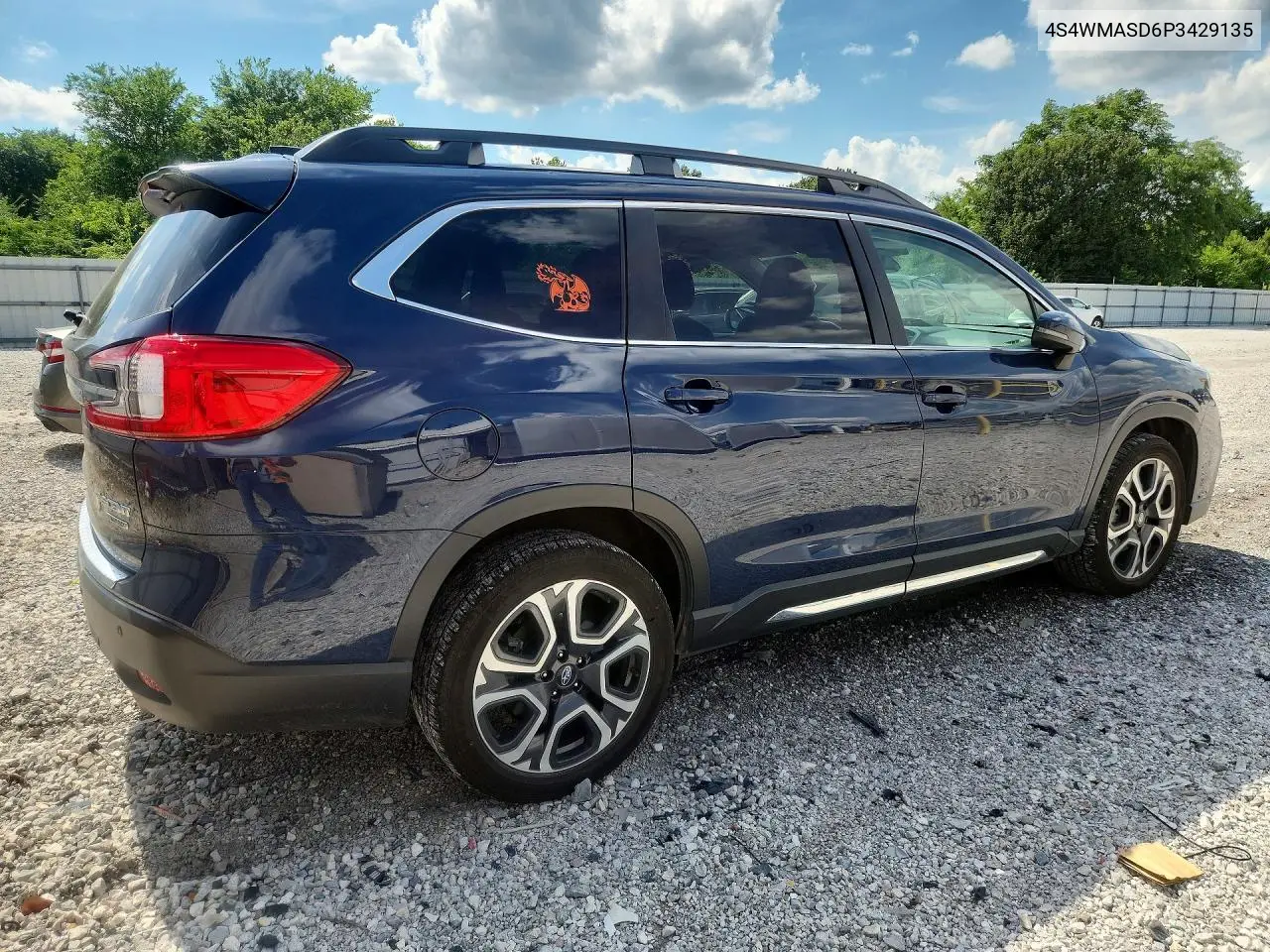 2023 Subaru Ascent Limited VIN: 4S4WMASD6P3429135 Lot: 57669656