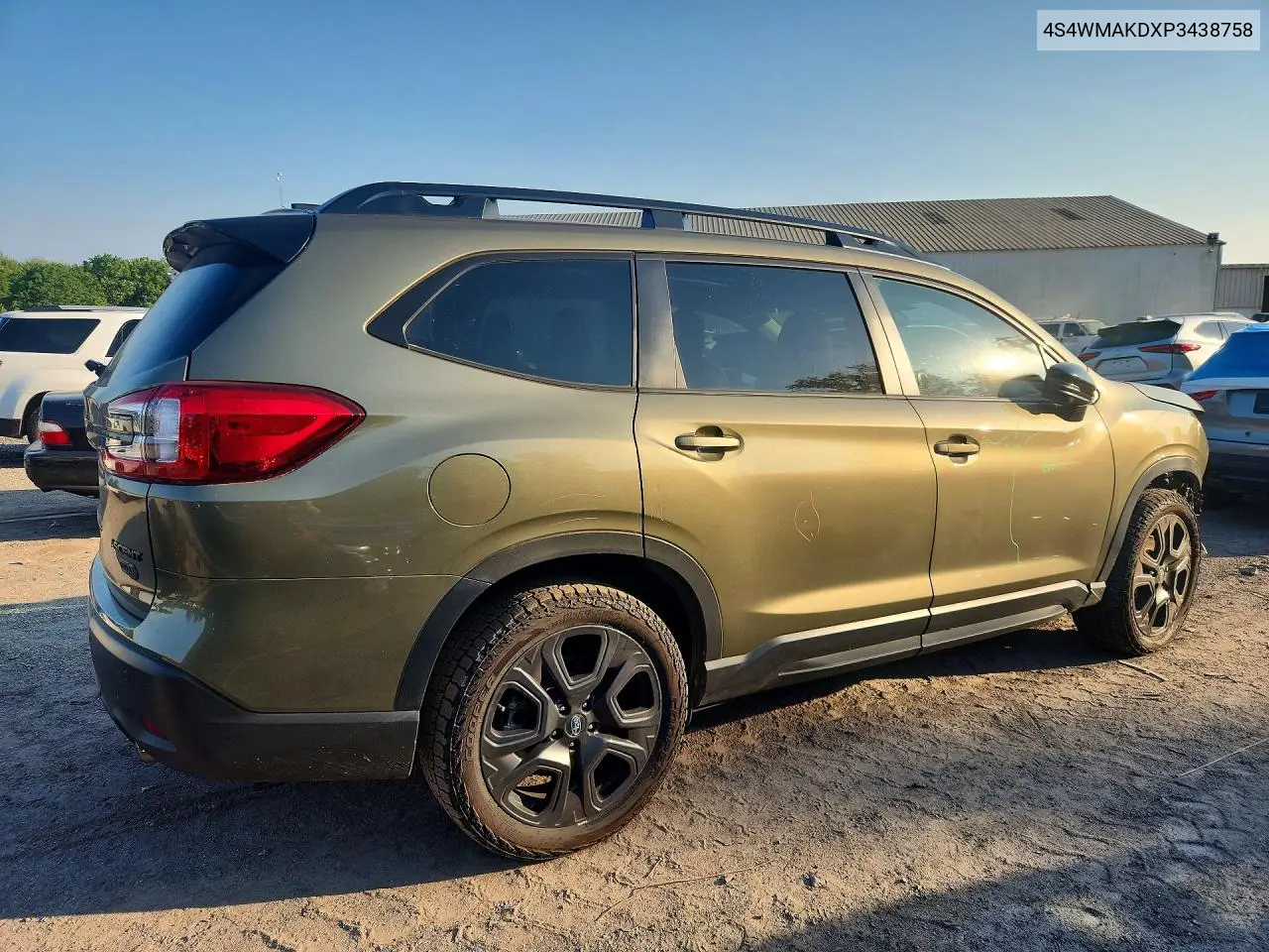 2023 Subaru Ascent Limited VIN: 4S4WMAKDXP3438758 Lot: 60671106