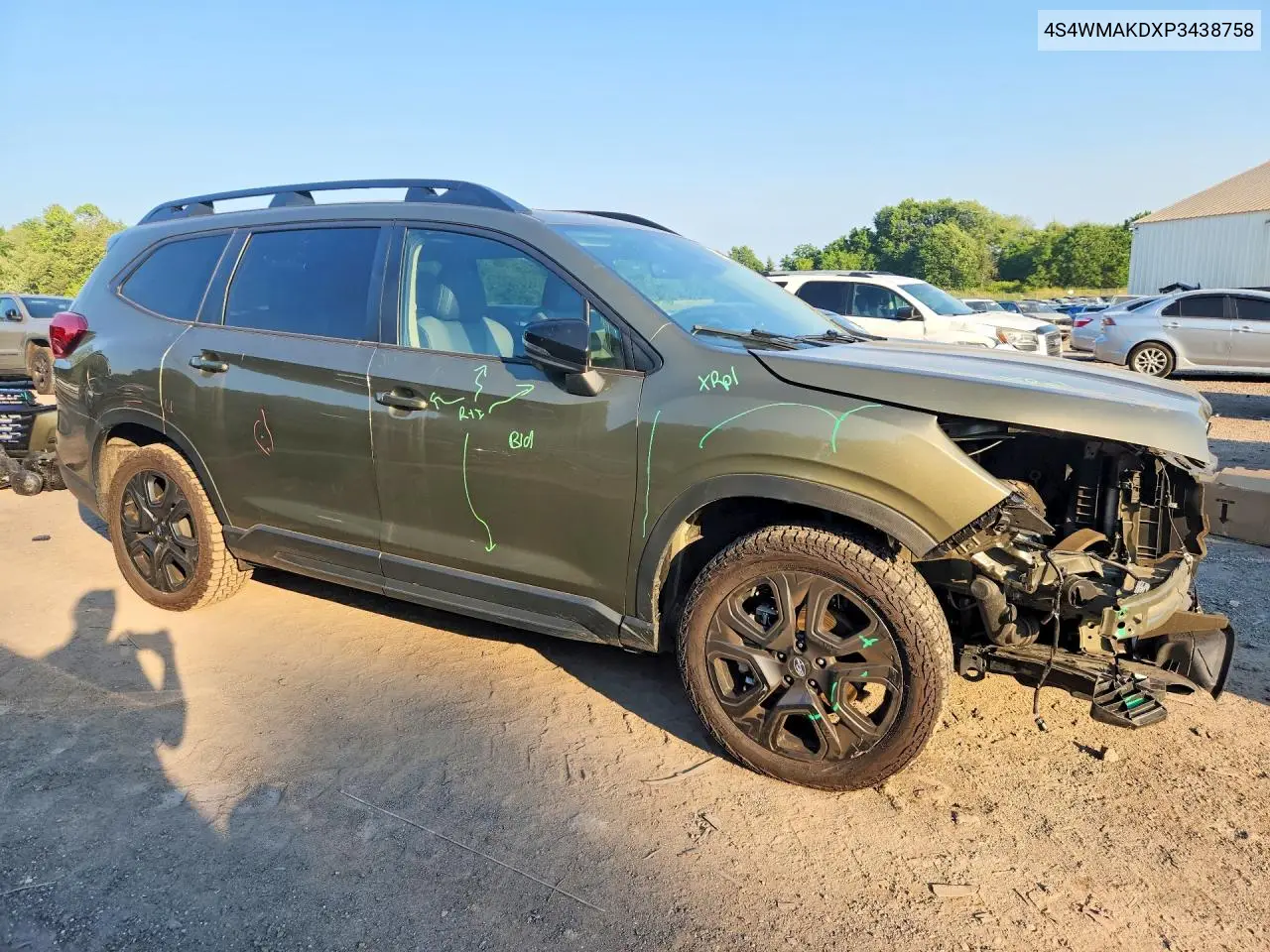 2023 Subaru Ascent Limited VIN: 4S4WMAKDXP3438758 Lot: 60671106