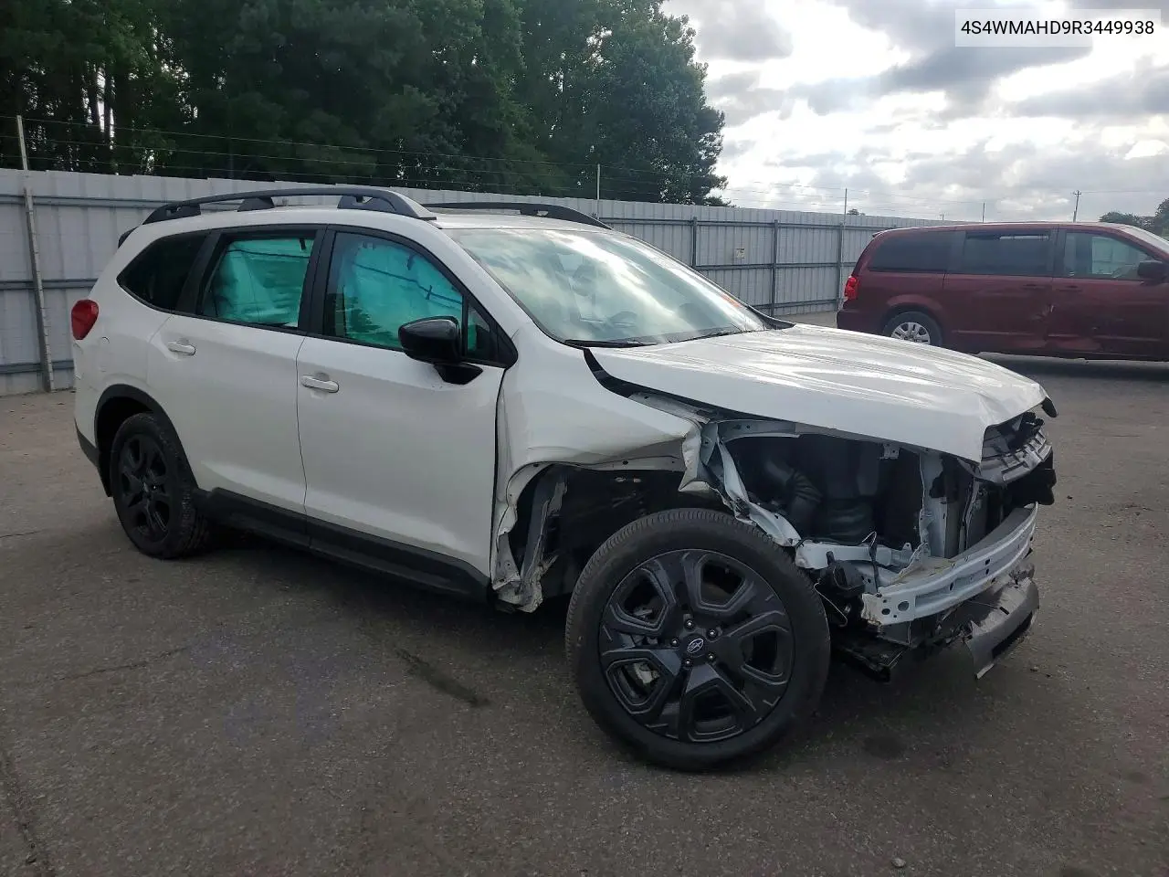 2024 Subaru Ascent Onyx Edition VIN: 4S4WMAHD9R3449938 Lot: 57816766