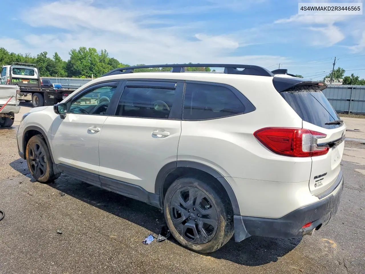 2024 Subaru Ascent Onyx Edition VIN: 4S4WMAKD2R3446565 Lot: 58584936