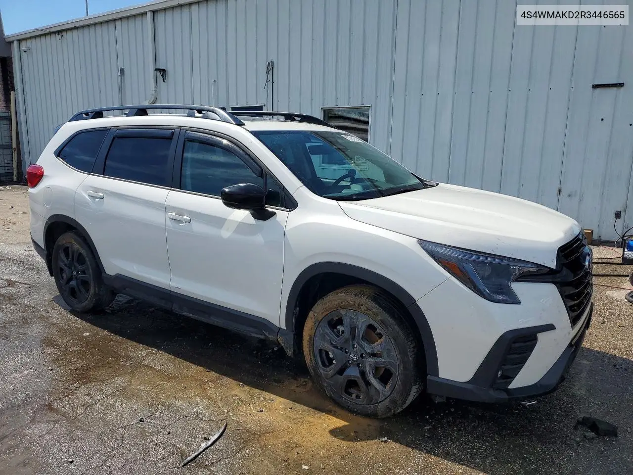 2024 Subaru Ascent Onyx Edition VIN: 4S4WMAKD2R3446565 Lot: 58584936