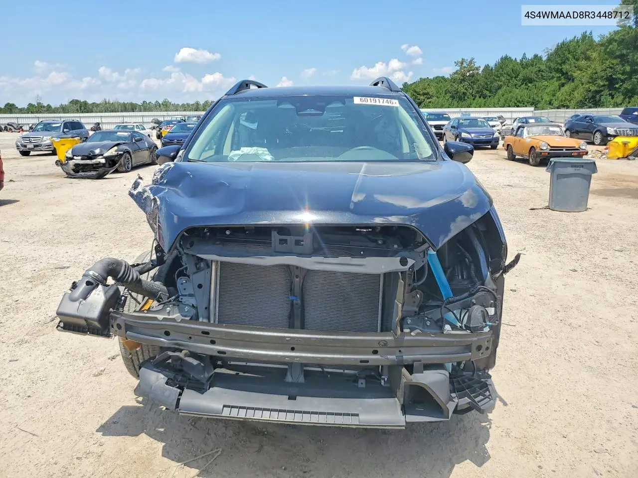 2024 Subaru Ascent VIN: 4S4WMAAD8R3448712 Lot: 60191746