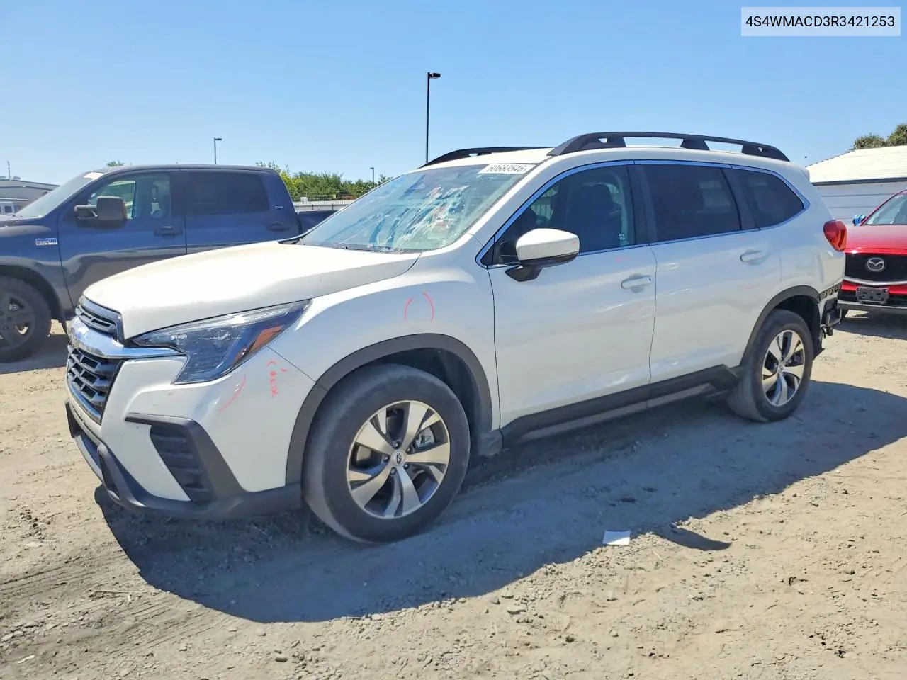 2024 Subaru Ascent Premium VIN: 4S4WMACD3R3421253 Lot: 60683546