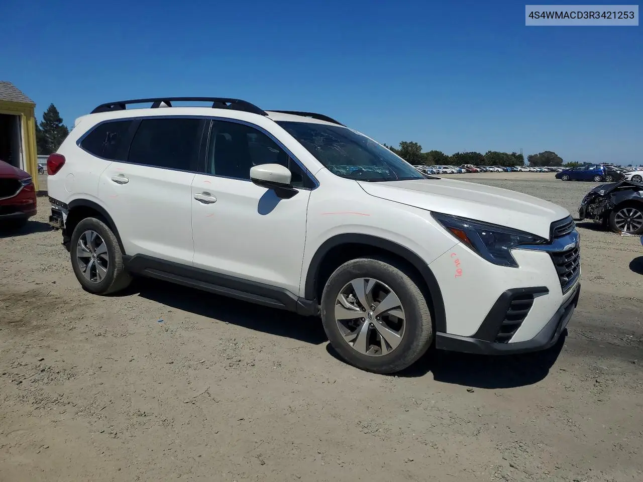 2024 Subaru Ascent Premium VIN: 4S4WMACD3R3421253 Lot: 60683546